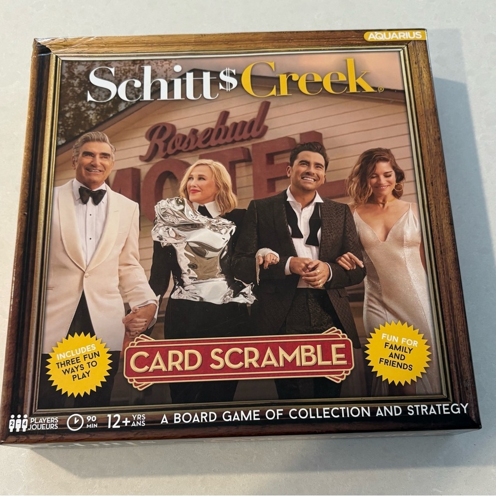 Schitt's Creek Card Scramble Board Game I Family Strategy Collector Item